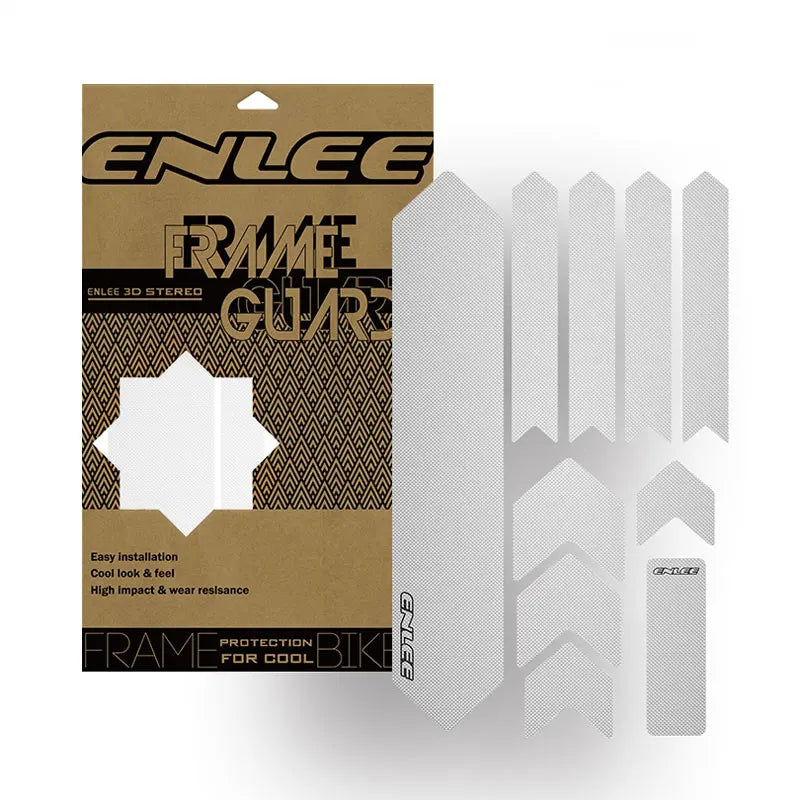 ENLEE The New Removeable Sticker Road Bicycle Paster Guard Cover 3D MTB Mountain Bike Scratch-Resistant Protect Frame Protector