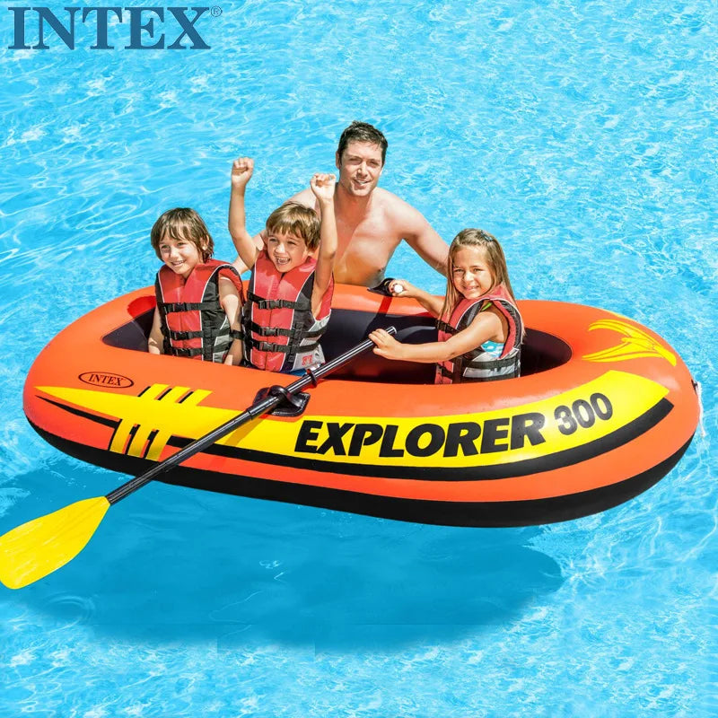 Intex Various Styles and Sizes Challenger Two Person Multi Person Inflatable Kayak Fishing Boat Drifting Boat