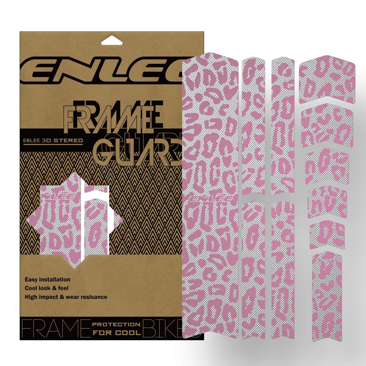 ENLEE Bike Protection Film Mountain Bike 3M Stickers Frame Color Change Stickers Road Cike Thickened PVC Full Car Film