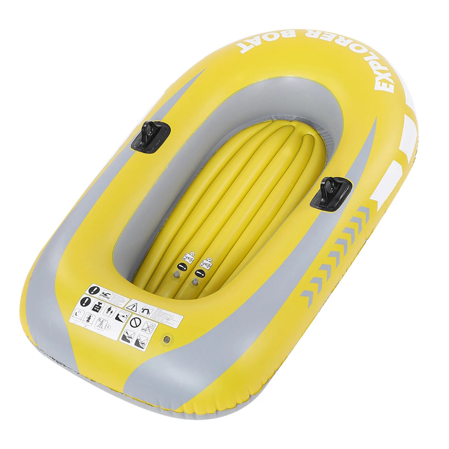 PVC Inflatable Kayak Canoe 2 Person Rowing Air Boat Fishing Drifting Diving