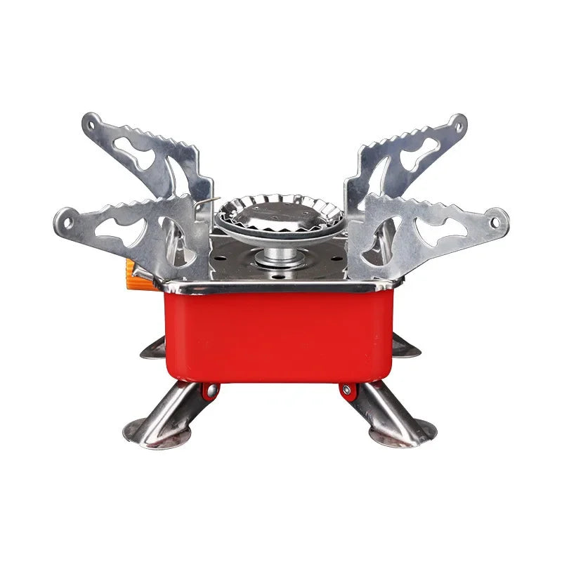 Camping Gas Stove Mini Big Power Heater Gas Stove Cookware Outdoor Tourist Burner Cooker Portable Picnic Cookware Barbecue BBQ