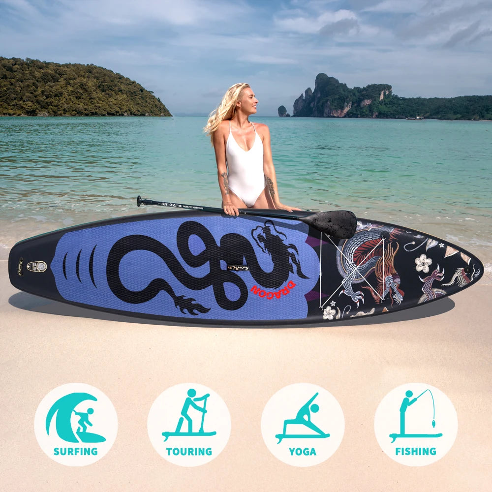 Feath-R-lite 11'6" Koi Sup Board Inflatable Surfboard Stand Up Paddle Board Inflatable Sup PaddleBoard with Accessories