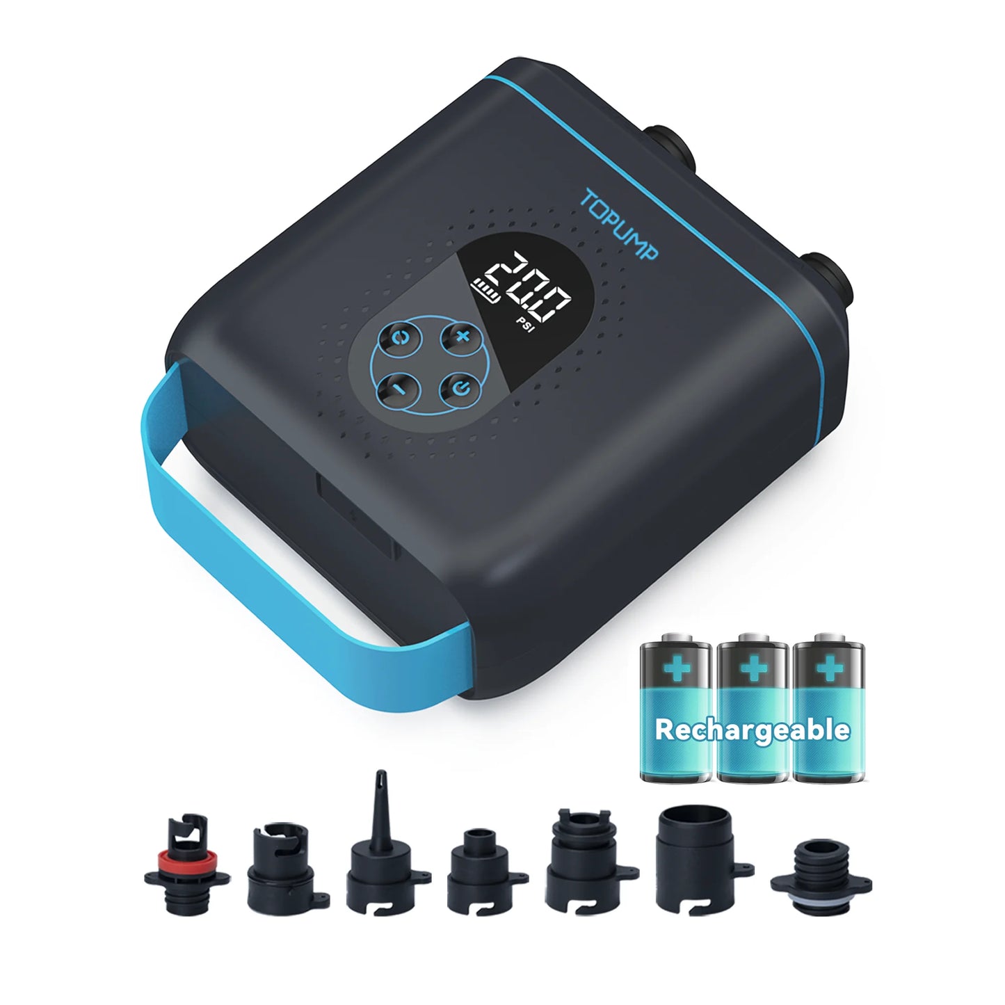 Airbank Stand Up Paddle SUP Pump Rechargeable 20PSI Inflatable PVC Boat Kayak Accessories for Surfing Kite Mattress Tent