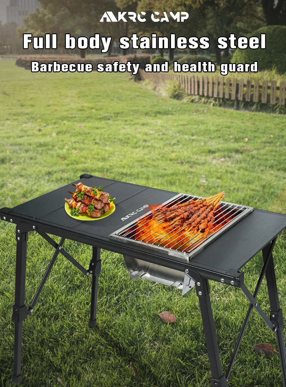 Grill Barbecue de Camping Pliable