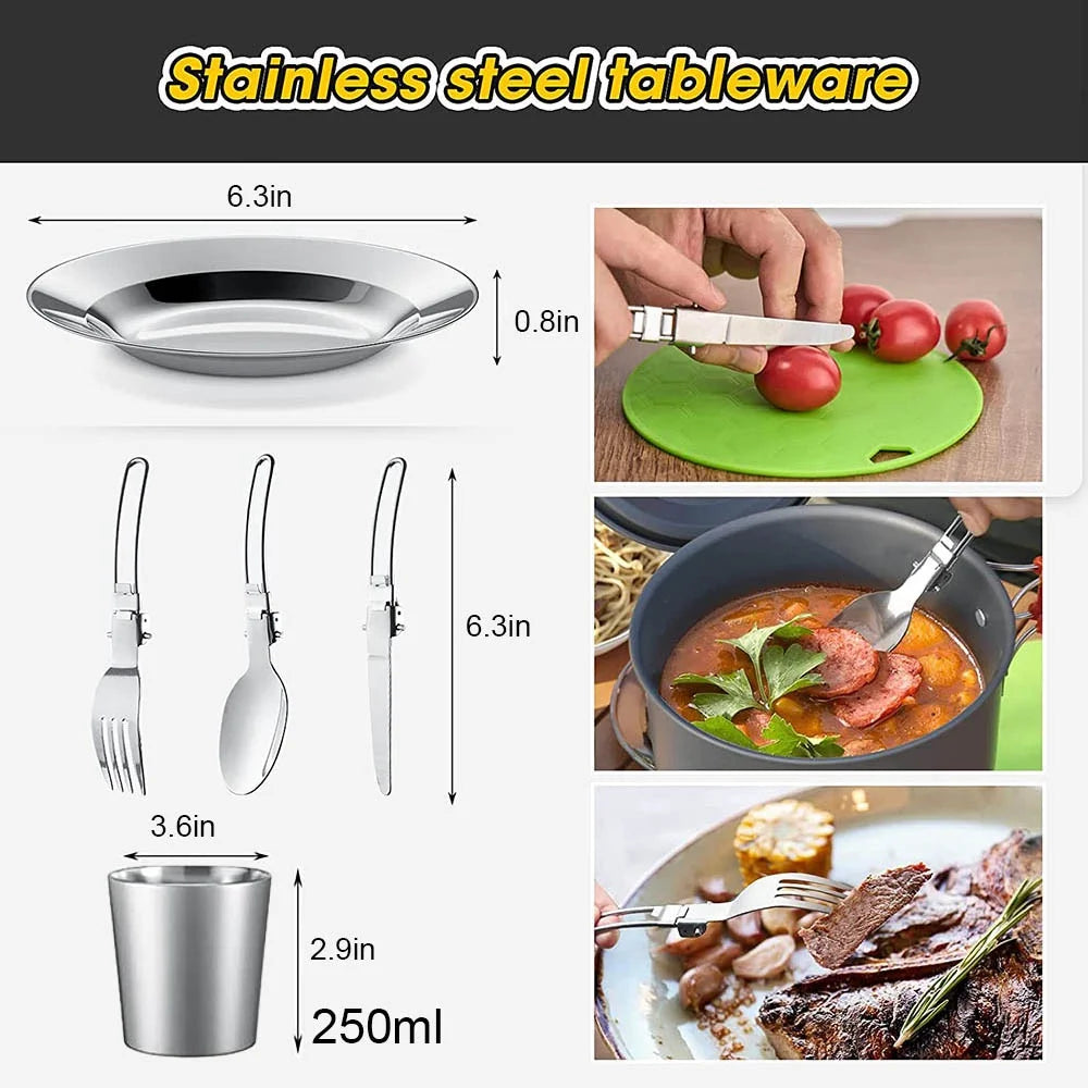 Set de Cuisine de Camping Léger