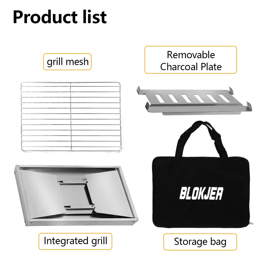 Grill Barbecue de Camping Pliable