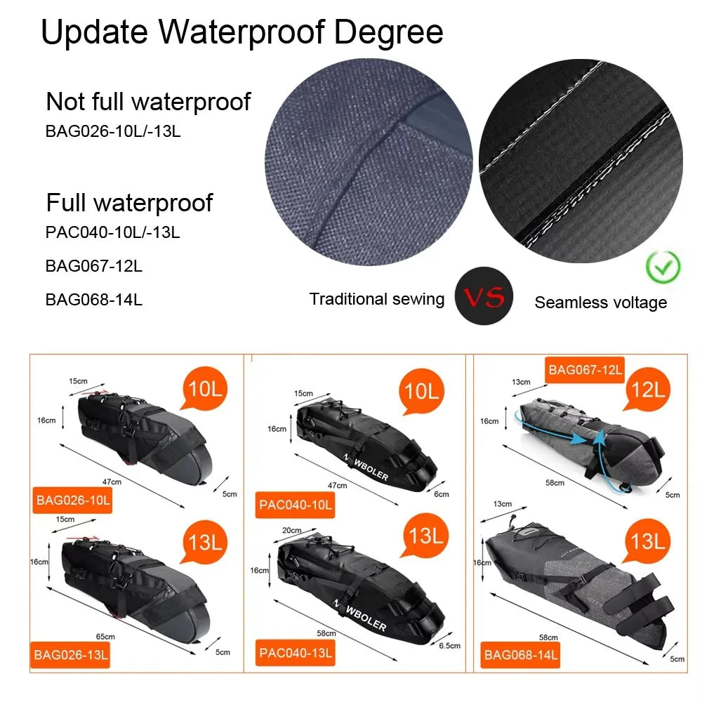 Sac Vélo Imperméable Grande Capacité