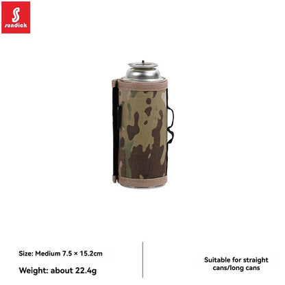 Camping Gas Can Protective Cover CottonLinen Outdoor Gas Tank Case Anti-Fall FueCylinder Storage Bag Air Bottle WrapSleeve