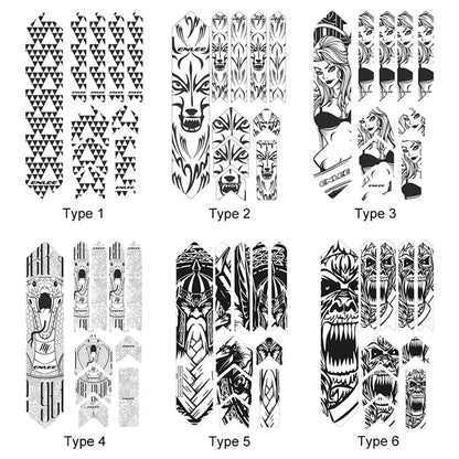 ENLEE The New Removeable Sticker Road Bicycle Paster Guard Cover 3D MTB Mountain Bike Scratch-Resistant Protect Frame Protector