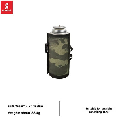 Camping Gas Can Protective Cover CottonLinen Outdoor Gas Tank Case Anti-Fall FueCylinder Storage Bag Air Bottle WrapSleeve