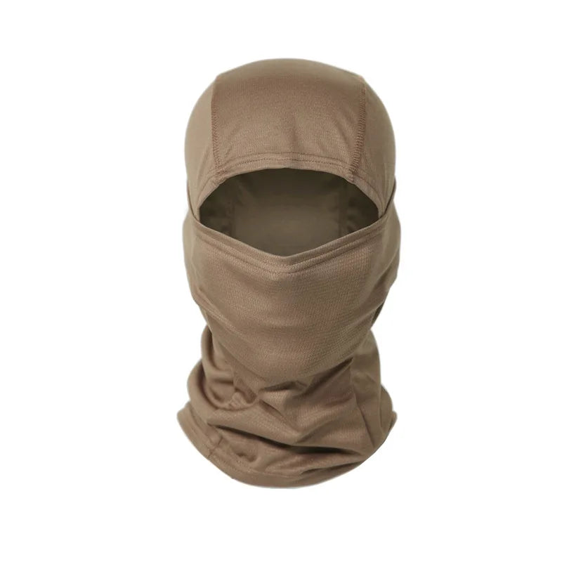 Tactical Windproof Balaclava for Bicycle Riding, Full Cover, Outdoor Hunting, Hiking Head, Warm Shield, Ski Scarf