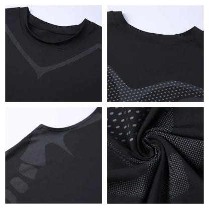 Mans Compression Tank Top Men Gym Shirt Sleeveless Quick Dry Sportswear Male Fitness Bodybuilding Vest Workout Muscle Top