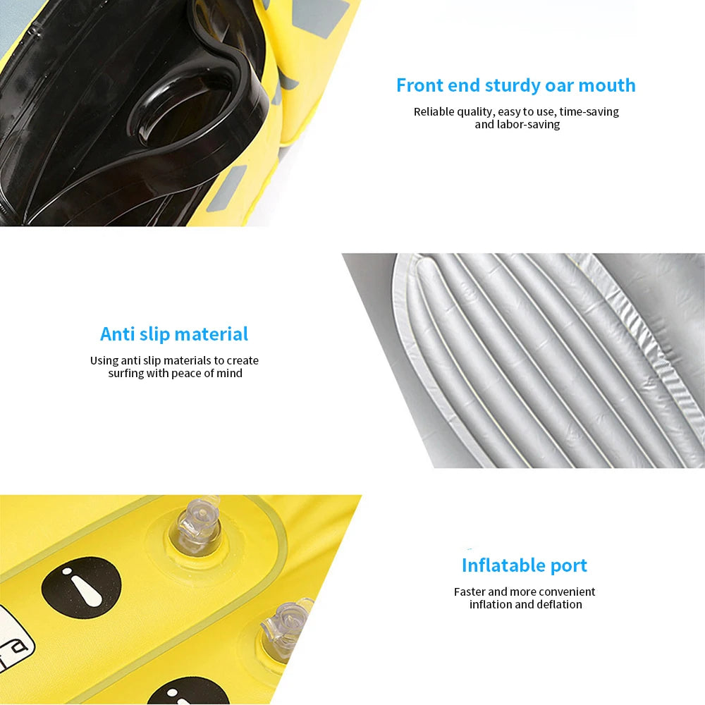 Inflatable Boat Canoe PVC Inflatable Fishing Kayak Boat For Single/Double Person Rowing Blow UP Canoe Wear Resistant Kayaking