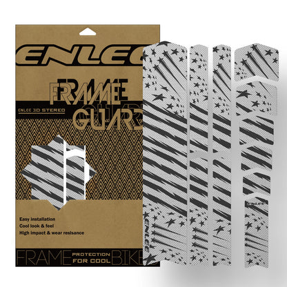 ENLEE Bike Protection Film Mountain Bike 3M Stickers Frame Color Change Stickers Road Cike Thickened PVC Full Car Film