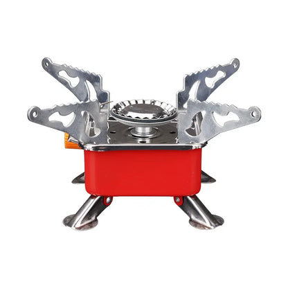 Camping Gas Stove Mini Big Power Heater Gas Stove Cookware Outdoor Tourist Burner Cooker Portable Picnic Cookware Barbecue BBQ