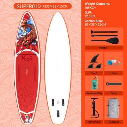 Feath-R-lite 11'6" Koi Sup Board Inflatable Surfboard Stand Up Paddle Board Inflatable Sup PaddleBoard with Accessories