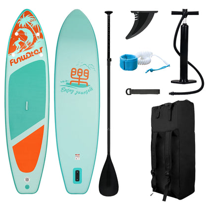 FunWater 11'6" Sup Board Inflatable Surfboard Stand Up Paddle Board Inflatable Sup Paddleboard with Accessories EU Warehouse