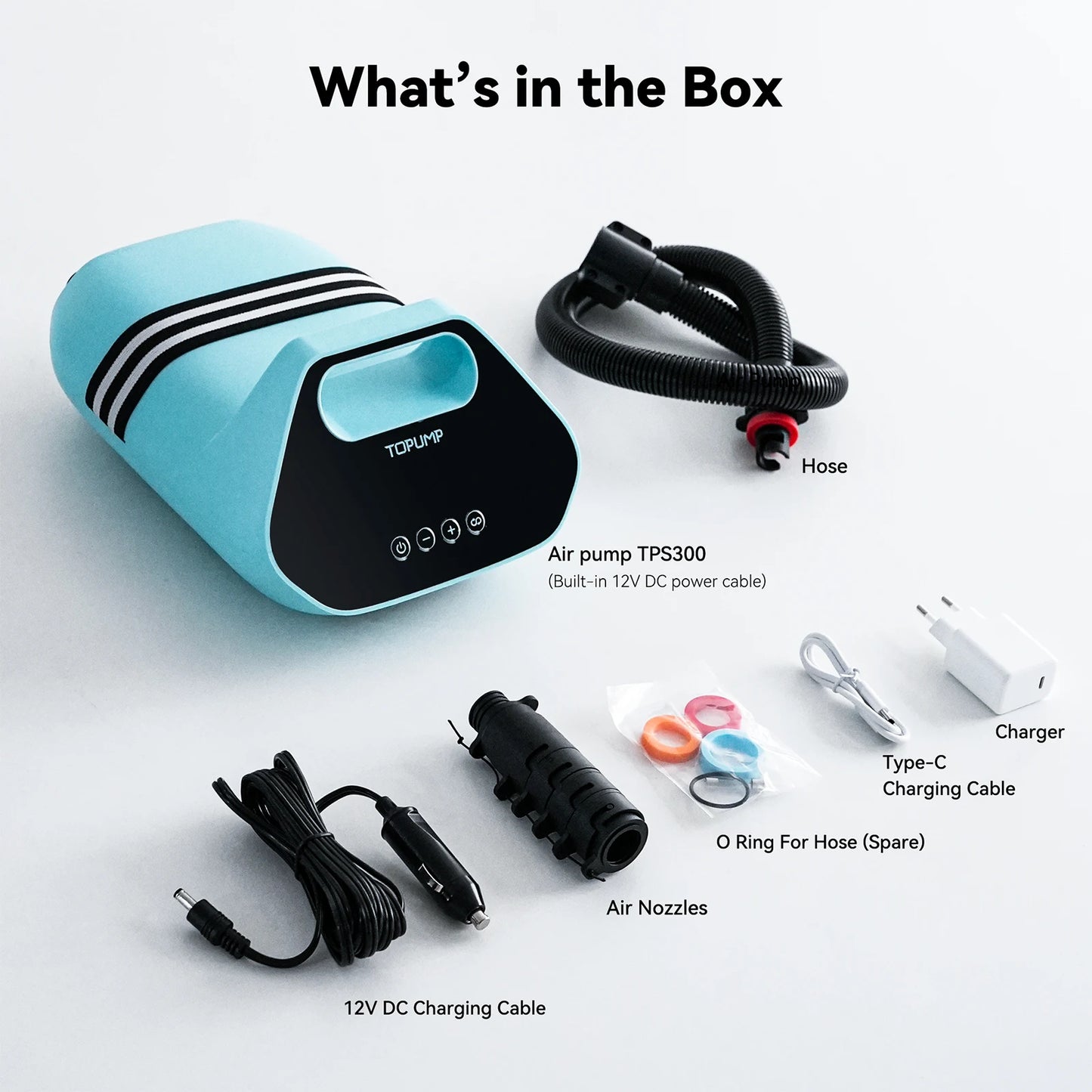 Airbank Stand Up Paddle SUP Pump Rechargeable 20PSI Inflatable PVC Boat Kayak Accessories for Surfing Kite Mattress Tent