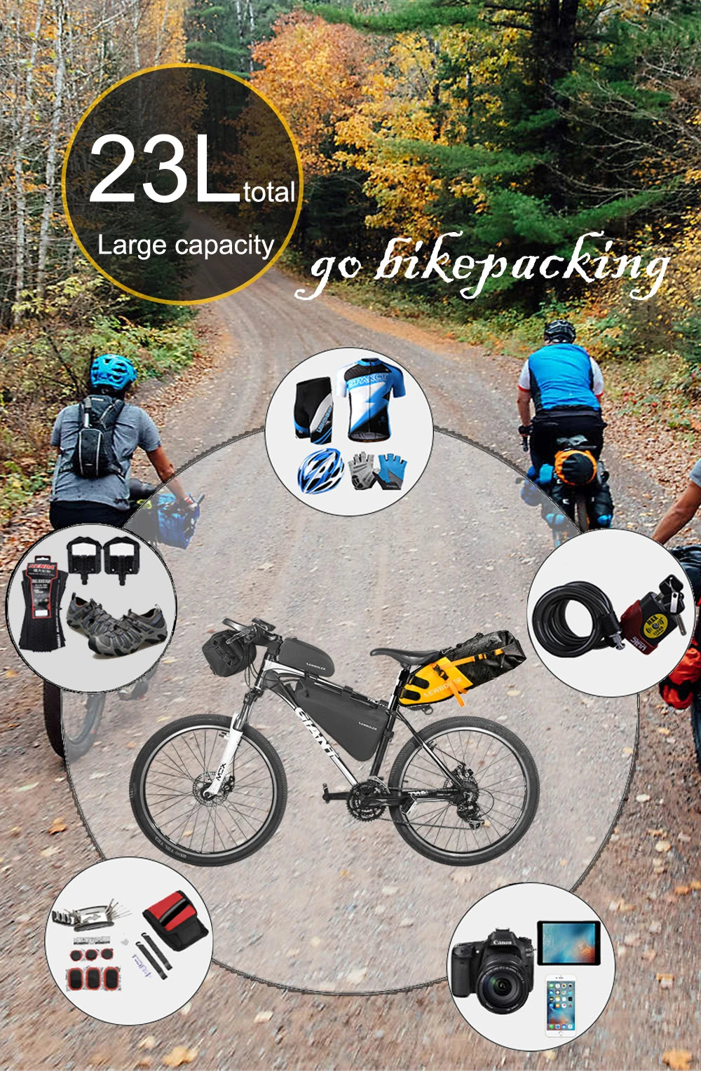 Sac Vélo Imperméable Grande Capacité