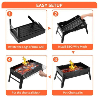 Grill Barbecue Pliant Portable
