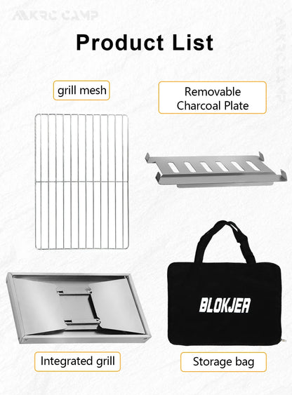 Grill Barbecue de Camping Pliable