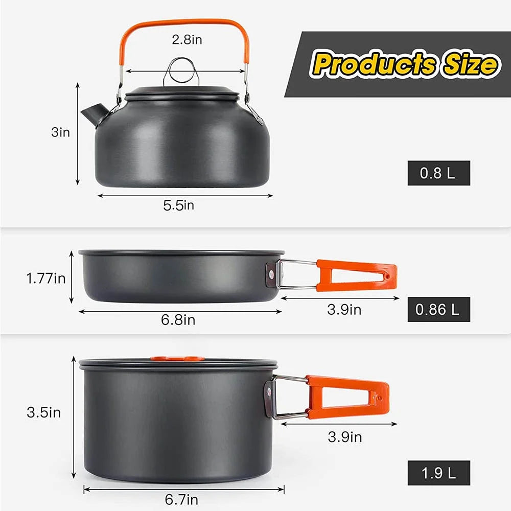 Set de Cuisine de Camping Léger